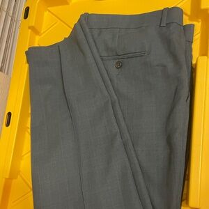 Perry Ellis Portfolio Folio-Flex Modern Fit Dress Pants Men's 38x32 Gray Trouser